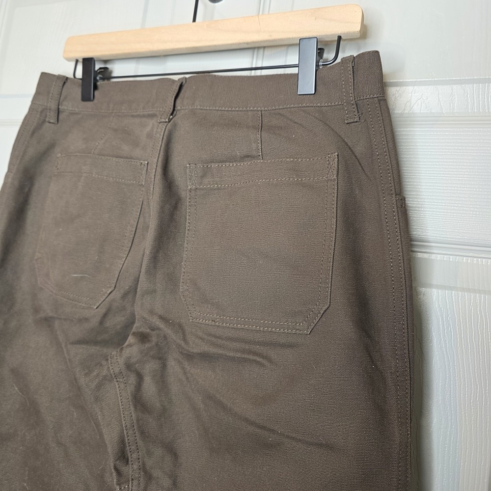 NWT Arborwear Original Tree Climber Pants 8x32 Brown Womens Double Knee Canvas - Picture 7 of 9